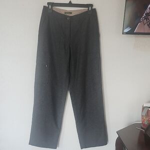 Eddie Bauer Women's Gray Cargo Jeans